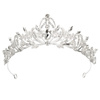 OZDOBA do włosów ŚLUBNA srebrna DIADEM korona