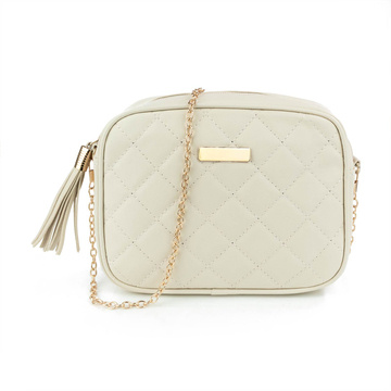 Alessio TOREBKA Damska PIKOWANA na ramię łańcuszek QUILTED CROSSBODY