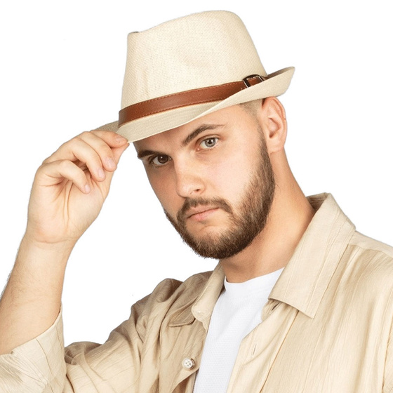 KAPELUSZ Alessio MĘSKI damski PLECIONY lato HAWANA letni PANAMA