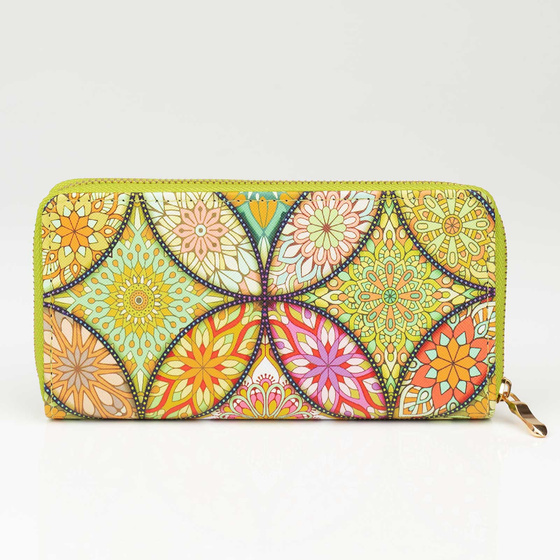 PORTFEL DAMSKI Alessio PORTMONETKA Miękki Styl Ludowy FOLK