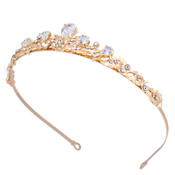 Ozdoba ŚLUBNA korona damska kryształ TIARA DIADEM ślub elegancka