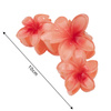 KLAMRA szczęka SPINKA do włosów duża KWIATY kwiatek HAWAJSKA KWIAT PLUMERII