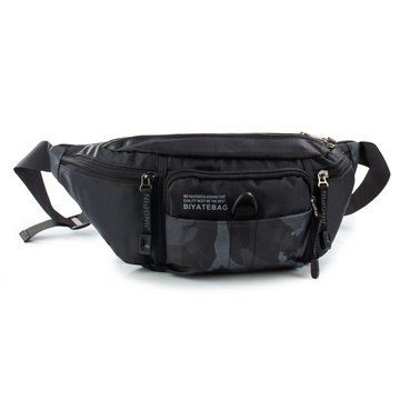 Torebka saszetka BIODRÓWKA NERKA męska POJEMNA SOLID PREMIUM BARDZO DUŻA