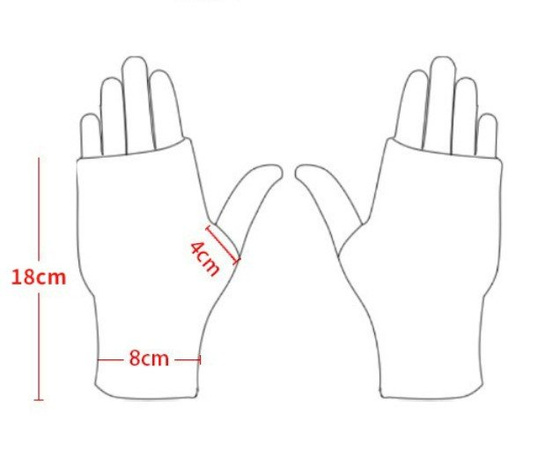 RĘKAWICZKI bez palców MITENKI damskie CIEPŁE warkocz elastyczne