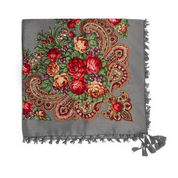 CHUSTA Ludowa Alessio GÓRALSKA Folk KWIATY DUŻA