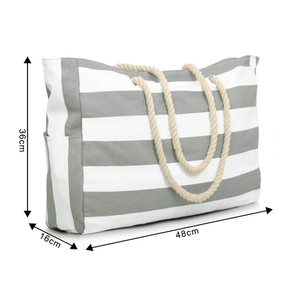 TOREBKA DAMSKA na ramię TORBA duża BOHO shopper pojemna PLAŻOWA