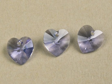 SWAROVSKI PROVANCE LAWENDER 6228 6202 14 mm HEART