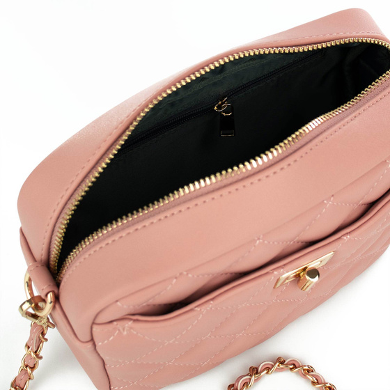 Alessio TOREBKA Damska PIKOWANA CROSSBODY na ramię łańcuszek QUILTED