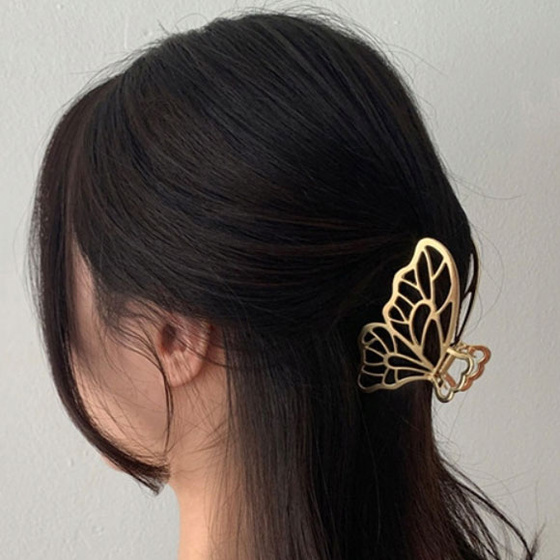 SPINKA DO WŁOSÓW MOTYL KLAMRA motylek szczęka