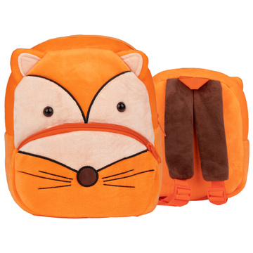 PLECAK SZKOLNY dla Dziewczynki Chłopca Przedszkolaka Fox PLUSZOWY
