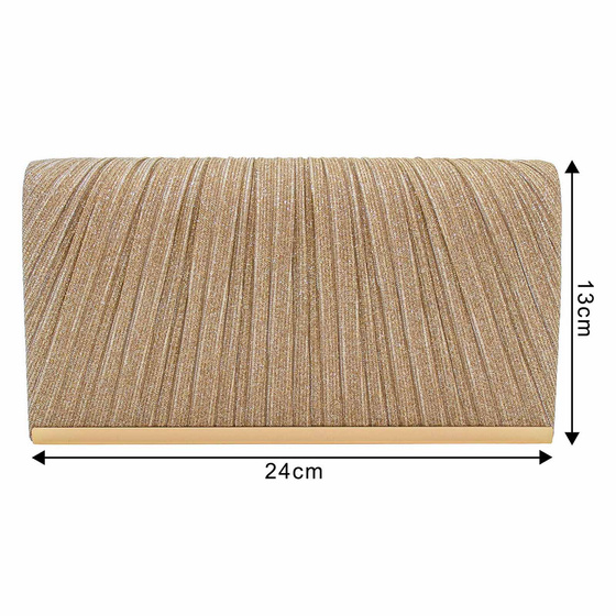 Torebka WIECZOROWA błyszcząca KOPERTÓWKA mała ELEGANCKA wizytowa