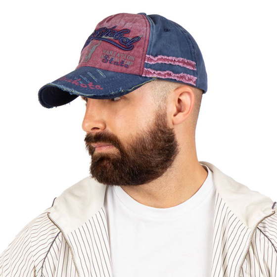 CZAPKA Z DASZKIEM damska męska VINTAGE kaszkietówka jeansowa