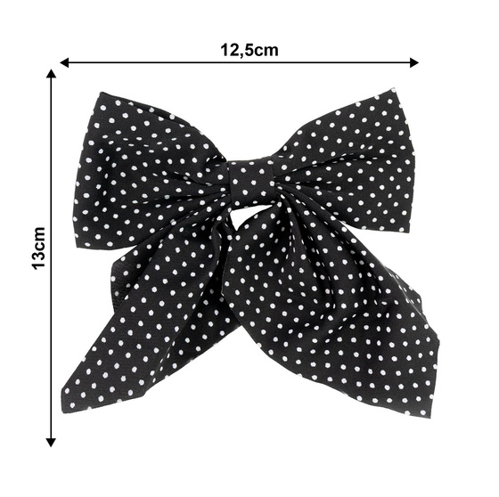 SPINKA DO WŁOSÓW kokardka do włosów elegancka modna klasyczna na klamerce