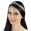 Ozdoba ŚLUBNA korona TIARA DIADEM KRYSZTAŁ AAA