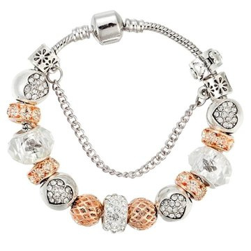 BRANSOLETKA srebrna MODUŁOWA silver CHARMS