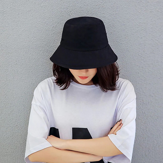 BUCKET HAT czapka biało czarna KAPELUSZ RYBACKI