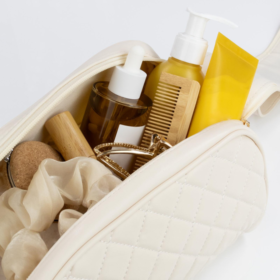 KOSMETYCZKA duża podróżna DAMSKA ORGANIZER KUFEREK na kosmetyki