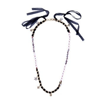 Naszyjnik perełki i gwiazdy