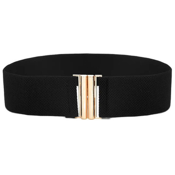 PASEK DAMSKI gumowy PAS ELASTYCZNY klamra szeroki Rozmiar L