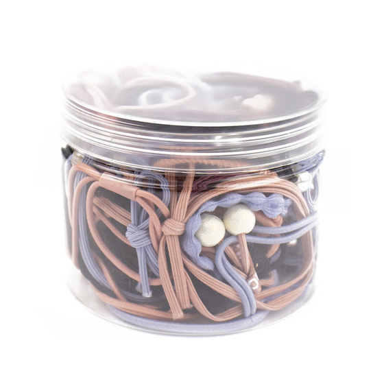 ZESTAW GUMEK dla dziewczynki 50 elementów dla dziecka PREZENT