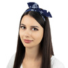 OPASKA do włosów PIN UP kokarda BANDAMKA na gumce na głowę