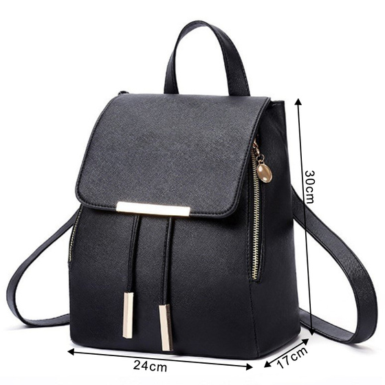 PLECAK damski worek MIEJSKI ELEGANCKI mały MŁODZIEŻOWY