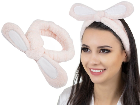 OPASKA do włosów KOSMETYCZNA do makijażu USZY