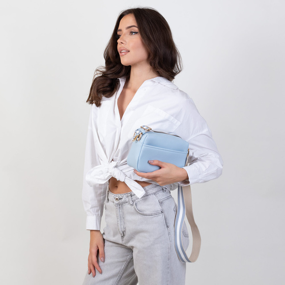 Alessio TOREBKA Damska CROSSBODY LISTONOSZKA KOPERTÓWKA na ramię PASEK