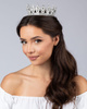 KORONA ŚLUB ozdoba do włosów diadem ŚLUBNY KRYSZTAŁY