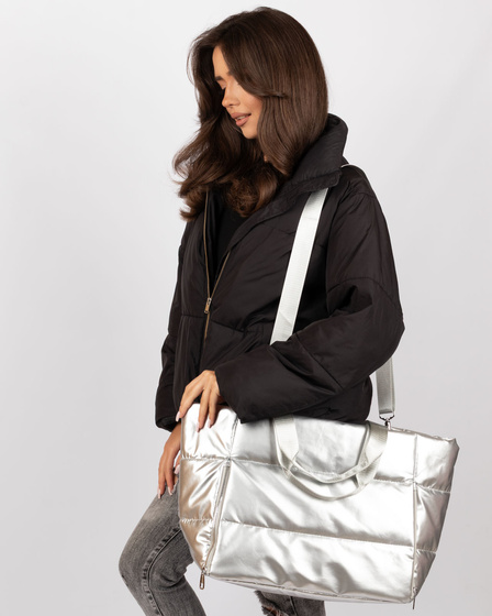 TOREBKA Damska Alessio PIKOWANA TORBA KLASYCZNA Shopper QUILTED