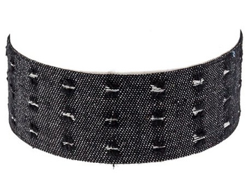 Choker "potargany" czarny