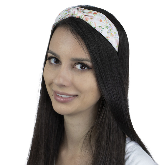 OPASKA do włosów SUPEŁ węzeł TURBAN kwiaty