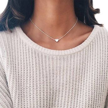 Naszyjnik SERCE delikatny STAL SZLACHETNA 316L