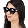 OKULARY przeciwsłoneczne DAMSKIE kocie PANTERKA