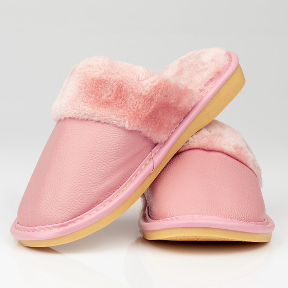 KAPCIE damskie Alessio domowe OCIEPLANE MIĘKKIE Futerko r. 38-39