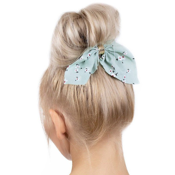 GUMKA do włosów FROTKA apaszka SCRUNCHIES miętowa