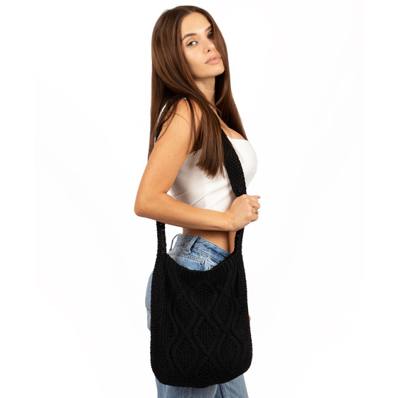 Alessio TORBA DAMSKA NA ZAKUPY na ramię torebka miejska BOHO shopperka