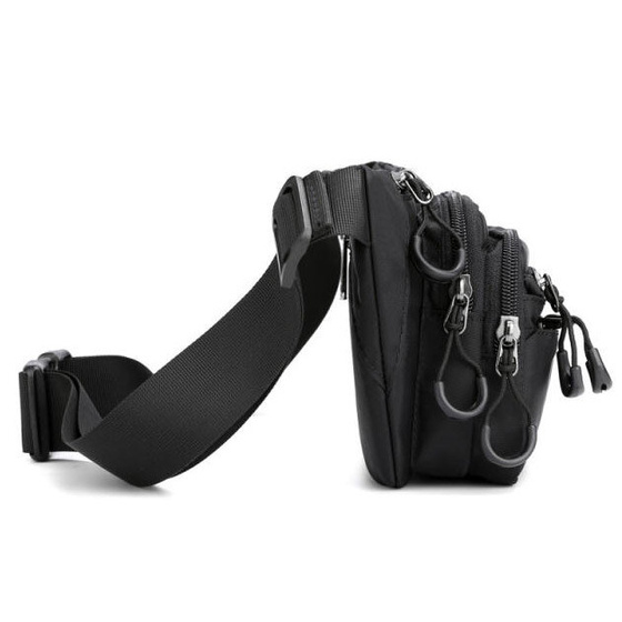 Torebka saszetka BIODRÓWKA NERKA męska POJEMNA SOLID PREMIUM