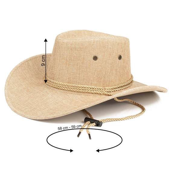 KAPELUSZ KOWBOJSKI Alessio COUNTRY WESTERN