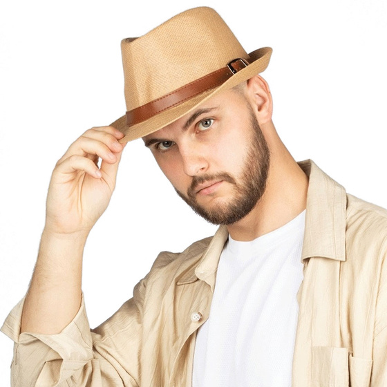 KAPELUSZ Alessio MĘSKI damski PLECIONY lato HAWANA letni PANAMA