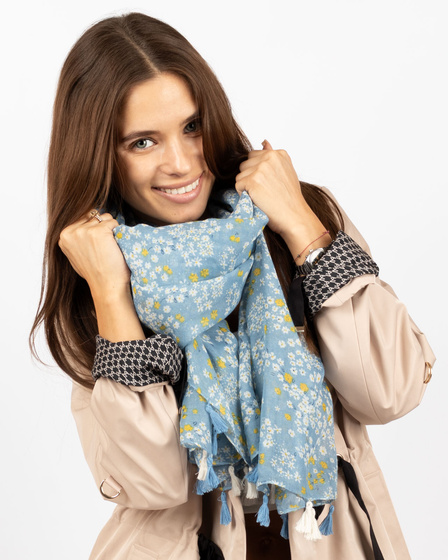 CHUSTA Damska SZAL SZALIK Alessio na SZYJĘ na GŁOWĘ chustka LEKKA ZWIEWNA