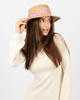 KAPELUSZ DAMSKI Alessio słomkowy boho lato plaża KOKARDA słomiany