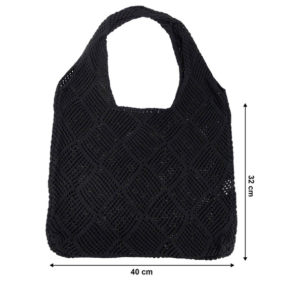 Alessio TORBA DAMSKA na ramię torebka NA ZAKUPY miejska BOHO shopperka