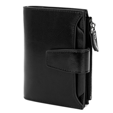 Alessio PORTFEL damski PORTMONETKA SKÓRA NATURALNA Pudełko PREZENTOWE