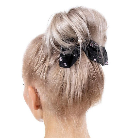 GUMKA do włosów APASZKA frotka SCRUNCHIES czarna