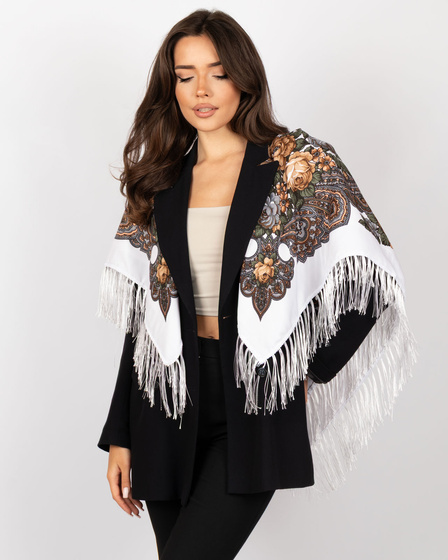 CHUSTA Ludowa Alessio GÓRALSKA Folk KWIATY DUŻA