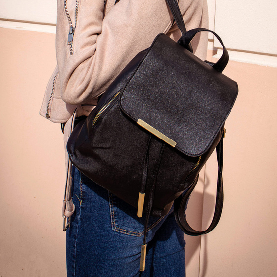 PLECAK damski worek MIEJSKI ELEGANCKI mały MŁODZIEŻOWY