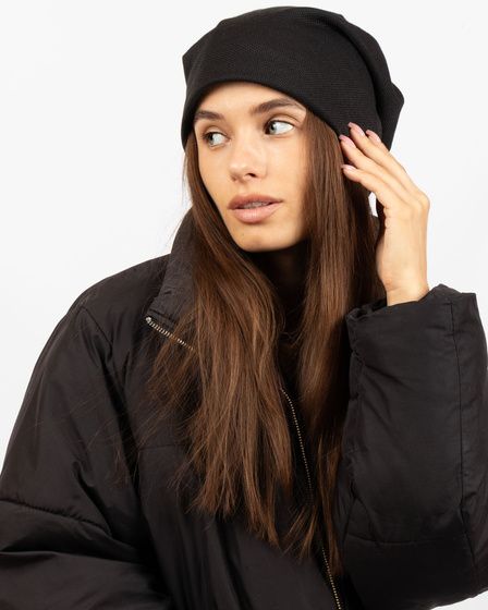 Czapka BEANIE smerfetka oversize MŁODZIEŻOWA ZIMOWA POLAR