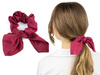 GUMKA DO WŁOSÓW bordowa APASZKA scrunchies FROTKA