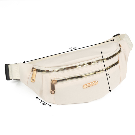 Alessio NERKA SASZETKA TOREBKA damska na PAS lub NA RAMIĘ CROSSBODY